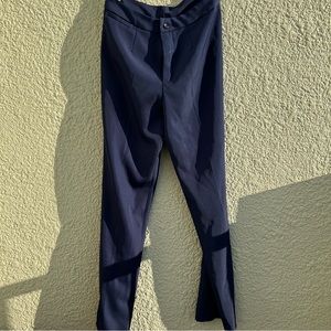 Navy blue trousers